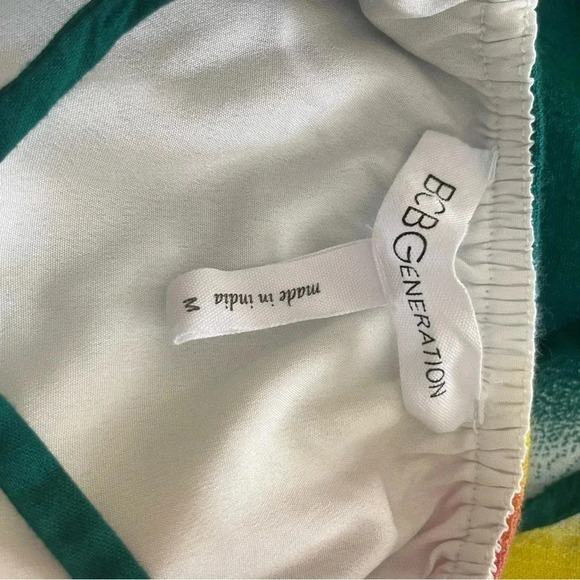 BCBGeneration Strappy Multicolor Mini Sundress Women’s Size Medium - Picture 4 of 5